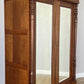 Wardrobe Antique French Oak Two Door Mirrored Carved Armoire Cabinet LOT 6153
