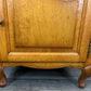 Pair of Bedside Tables Vintage French Louis Oak Cabinets Nightstands LOT 3519
