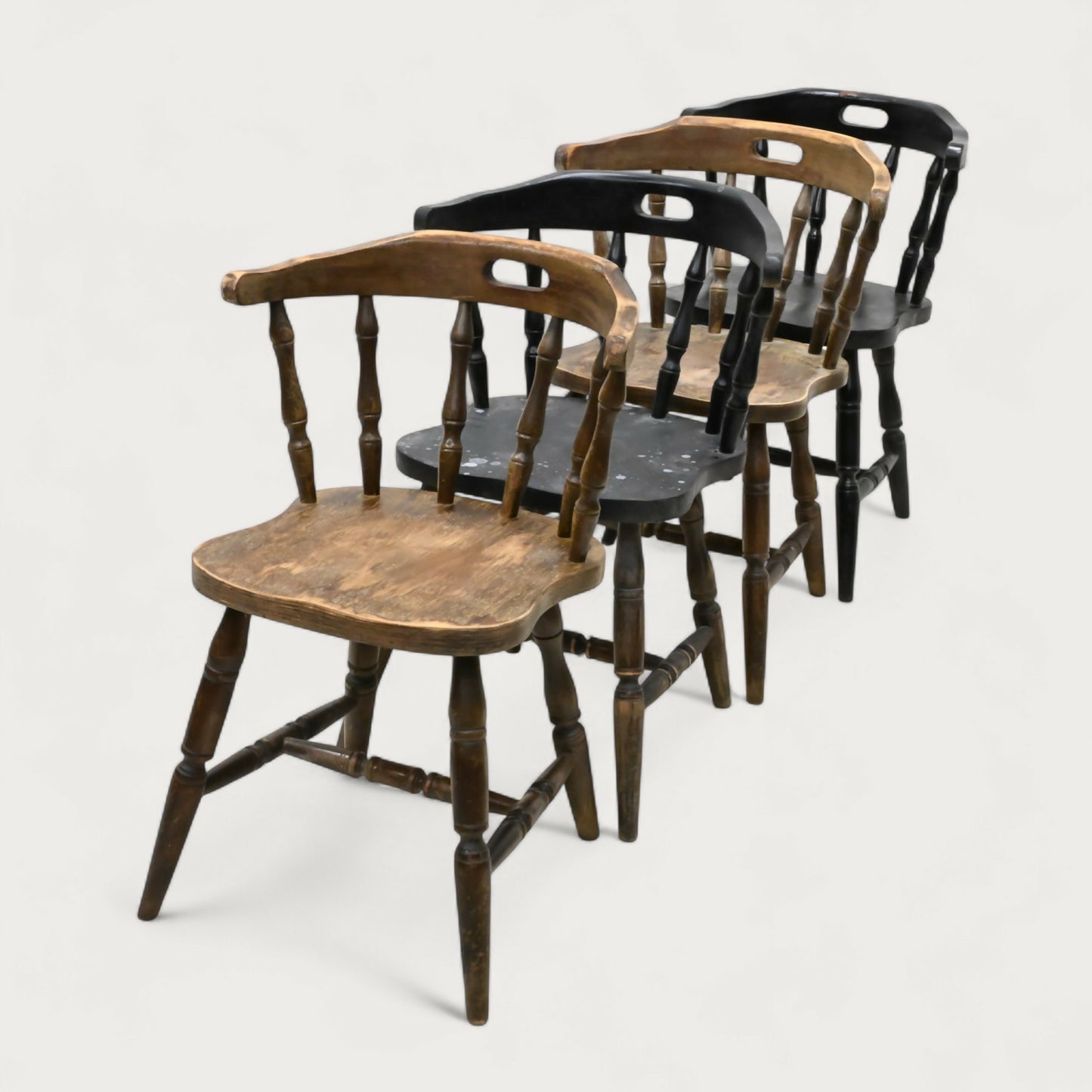 4 Pub Chairs Near Ready for Painting 12 Chairs Available Sturdy FREE UK Delivery. SBR10630/2506E