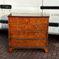 Georgian Walnut Vintage Chest Of Drawers.