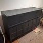 Painted Black Midcentury Nathan Sideboard: Upcycled Vintage Furniture Commission piece.