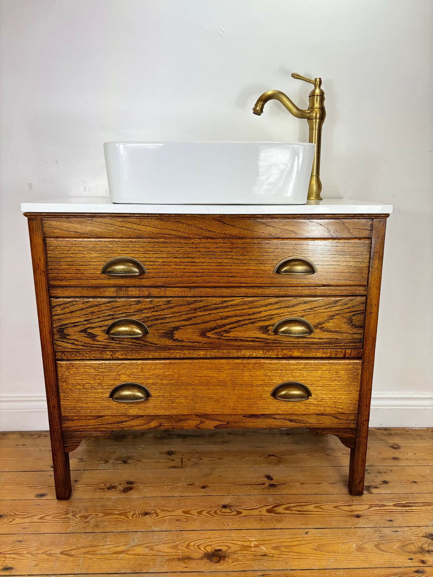 Vintage Vanity Unit Made to Order Vanity Unit Custom Made Bathroom Furniture Antique Vintage Bathroom Washstand Basin Unit