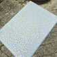 Vintage Side Table with Gold Leopard Print