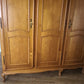 Wardrobe Vintage French Louis XVI Style Five Door Carved Armoire LOT 6009