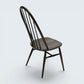 4 Ercol Dining Chairs Quaker Bow Back Retro Vintage Dark Finish FREE UK Delivery