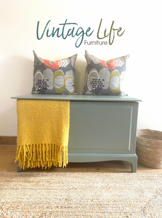 Stag green blanket box