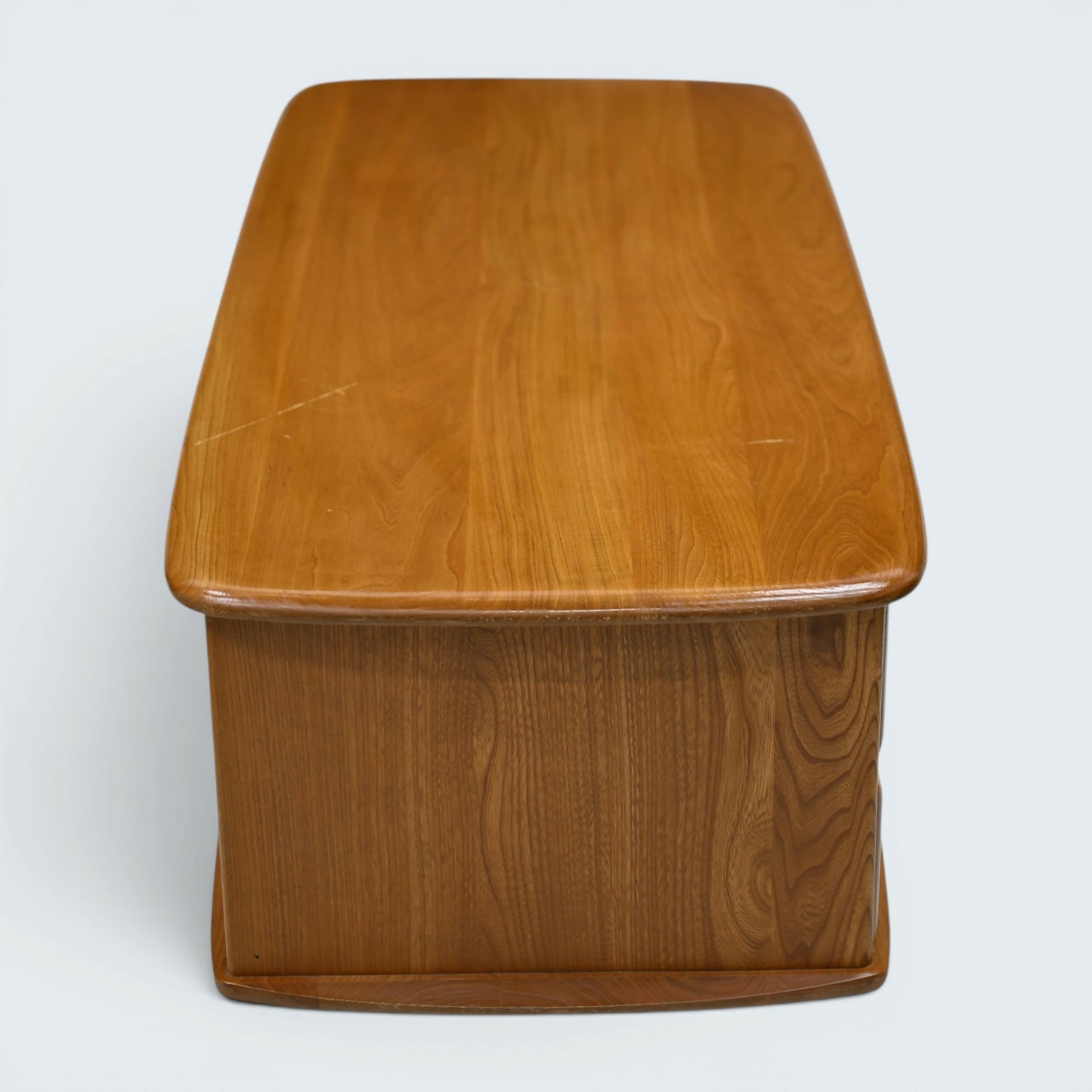 Ercol Minerva Coffee Table On Casters 2 Drawers Light Finish FREE UK Delivery
