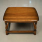 Ercol Square Low Coffee Table in Golden Dawn Finish 76cm Square FREE UK Delivery