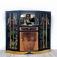 Art deco cocktail cabinet black and gold-MADE TO ORDER