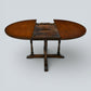 Old Charm Oak Round Dining Table Extending Seats 6 Tudor Brown FREE Delivery*