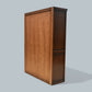 Old Charm Wall Top Unit Bookcase Leaded Glass Display Cupboard FREE UK Delivery
