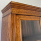 Bookcase Antique French Style Glazed Display Cabinet Walnut Sideboard LOT 6521