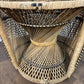 Vintage Woven Peacock Chair