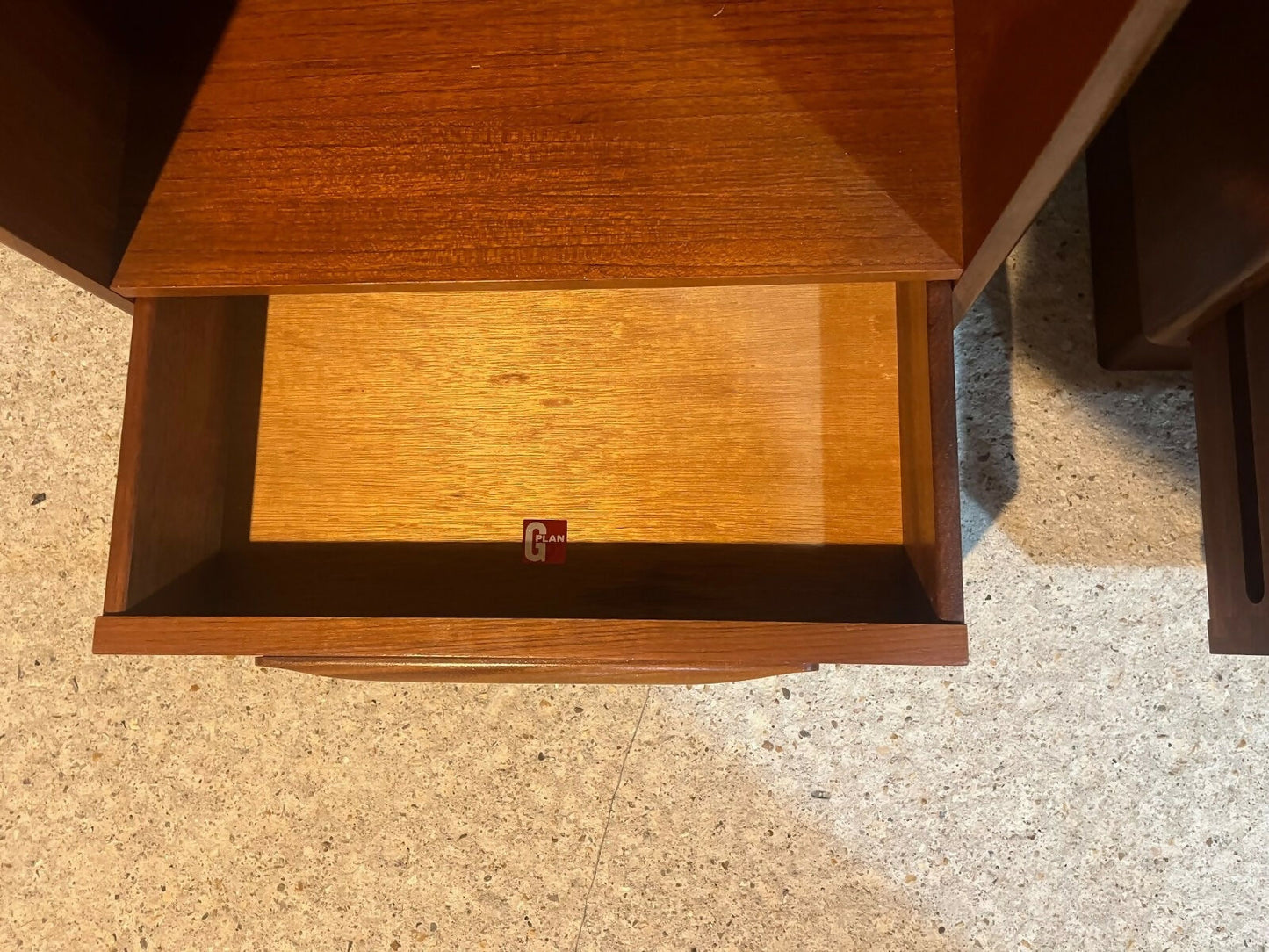 Pair G Plan Teak Bedside Chests Fresco Range 1970’s. Delivery Available.