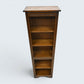 Old Charm Narrow Bookcase Finish 4 Shelves Light Oak Carvings FREE UK Delivery*