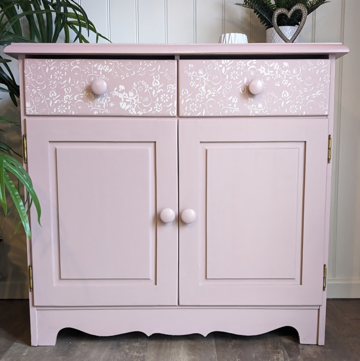 Upcycled pink sideboard R2121 2