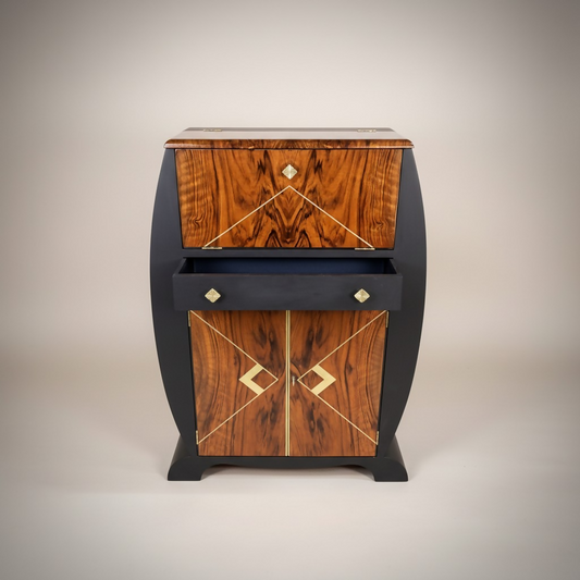 Upcycled Art Deco Drinks Cabinet