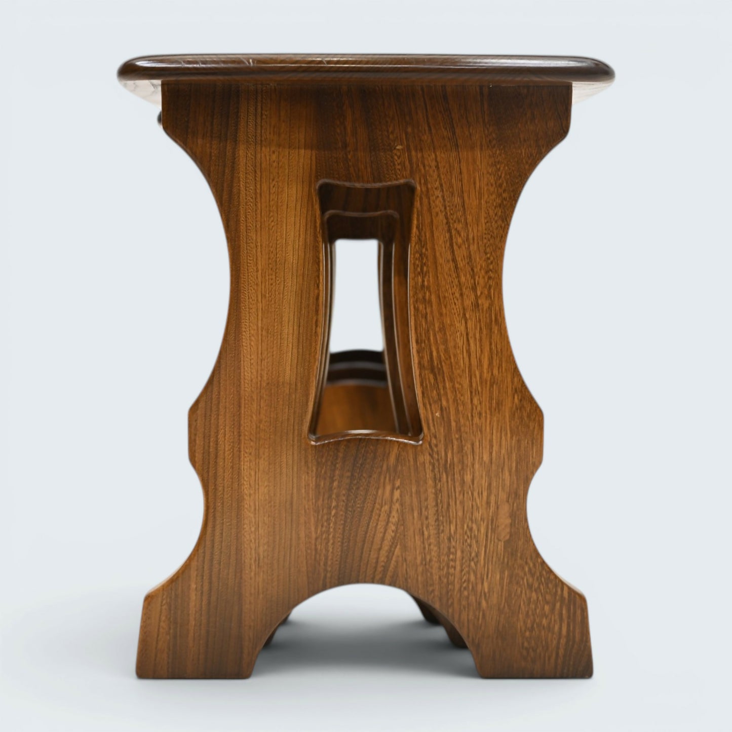 Ercol Nest Of Tables Solid Elm Side Tables Pressed Gold Badge GD FREE Delivery*