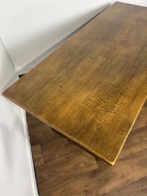 Vintage Oak Refectory Style Dining Table
