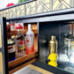 nathan sideboard black and gold cocktail cabinet