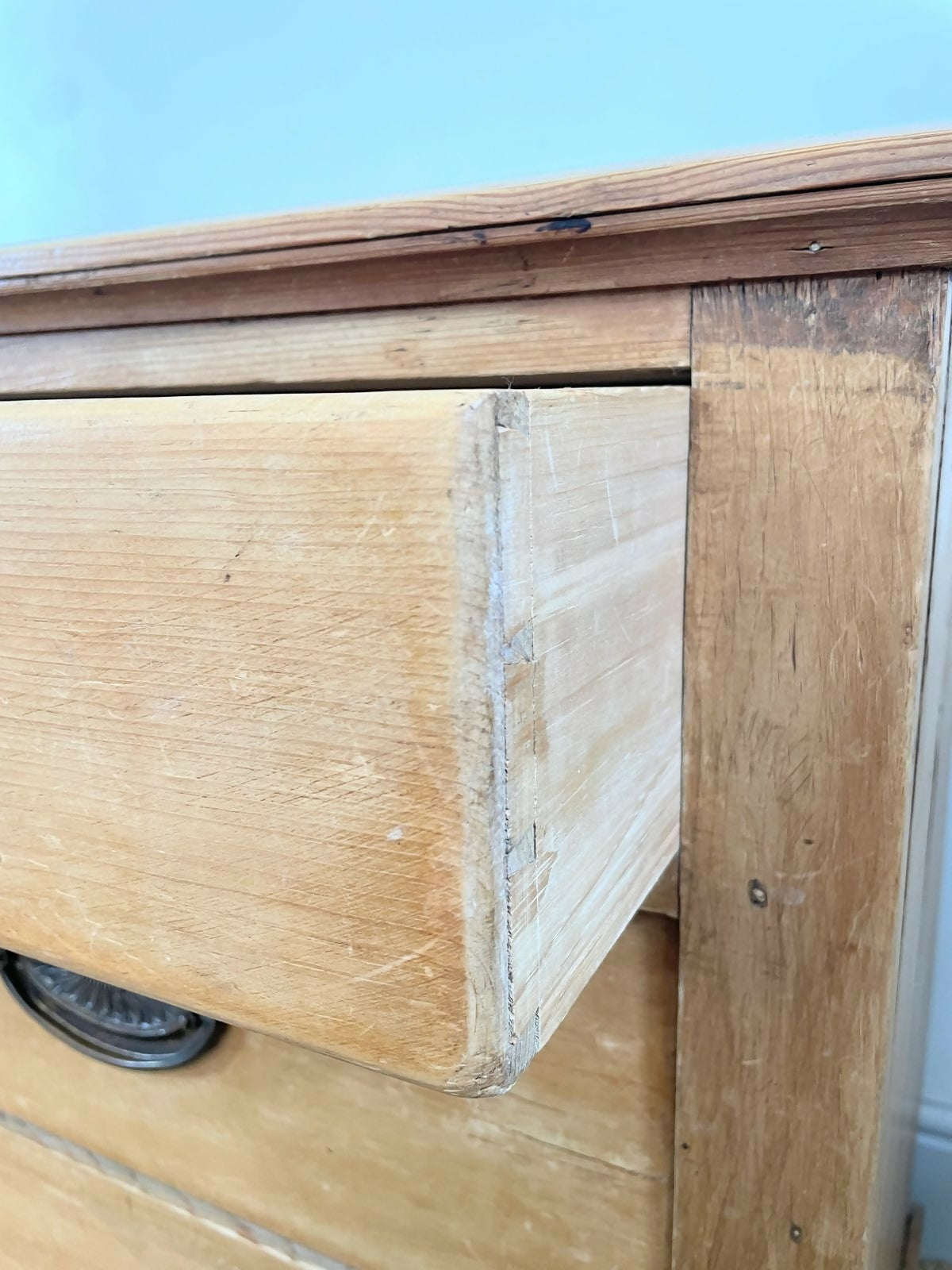 Vintage Pine Chest Of Drawers