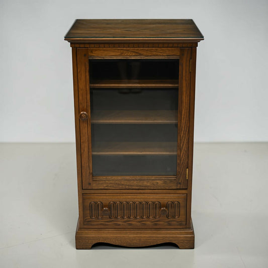 Ercol Hi Fi Cabinet Vinyl Record Player LP Storage Golden Dawn FREE UK Delivery