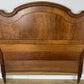 Headboard Antique French Style Walnut Double Bed Carved Headboard LOT 6452