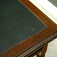 Victorian Mahogany Console Side Table with Leather Top & End Drawer