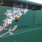 Stag green chest of drawers