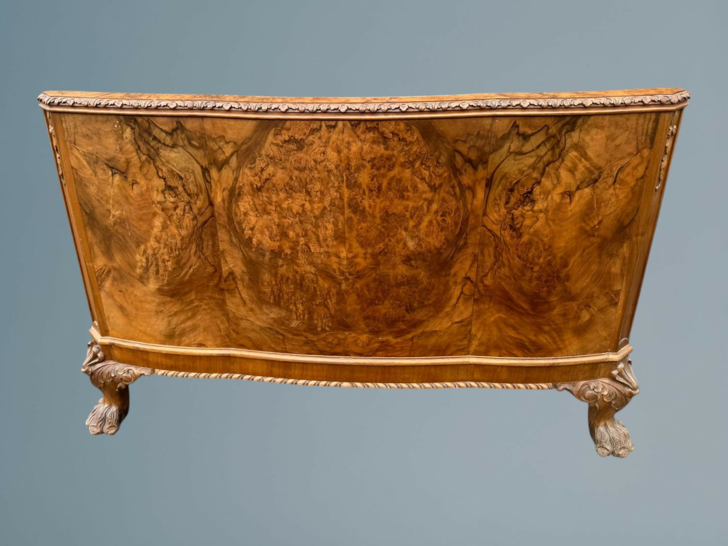 Pair of Antique Burr Walnut Single Beds, Circa 1920