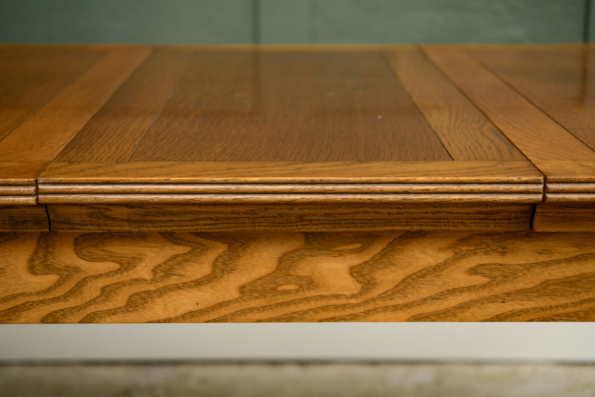 Mid Century Oak Extending Dining Table by Strongbow Furniture