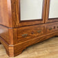 Wardrobe Antique French Mahogany Two Door Carved Mirrored Armoire LOT 6164