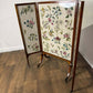 Edwardian Mahogany Folding Fire Screen