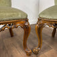 Pair Of Reproduction Upholstered Bedroom Chairs