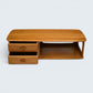 Ercol Minerva Coffee Table On Casters 2 Drawers Light Finish FREE UK Delivery
