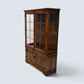 Old Charm Display Cabinet 3 Shelves Tudor Brown Finish #2155 FREE UK Delivery*
