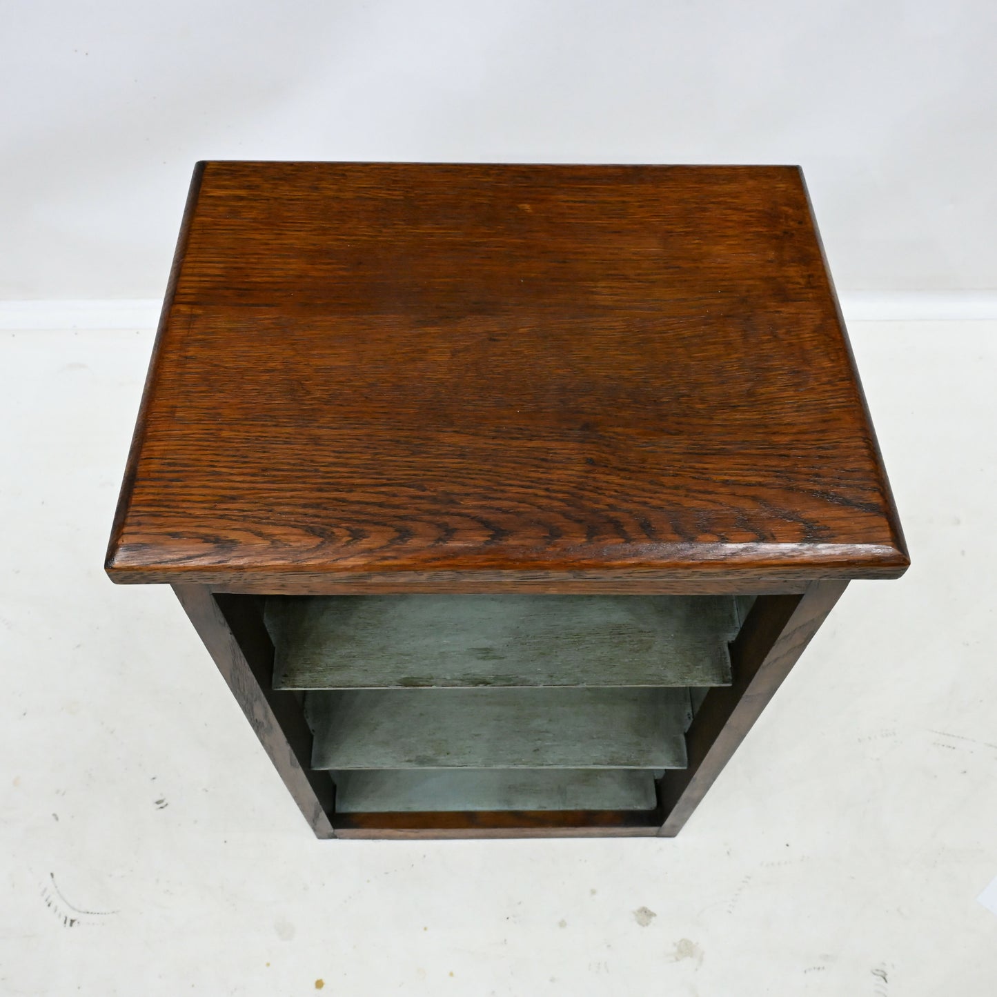 Vintage Oak bedside Cabinet 2 Shelves 62cm Tall Painted Inside FREE UK Delivery*. SBR11097/2710E