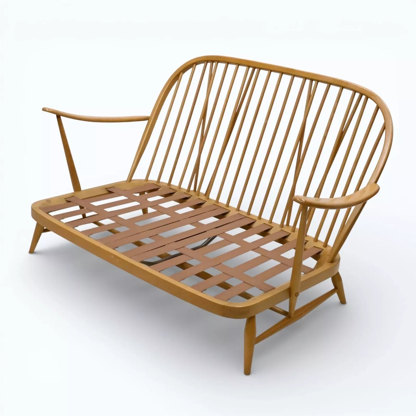 Ercol Jubilee 2str Sofa Genuine Ercol Upholstery Light #203/2 FREE UK Delivery. SBR11035/1010E