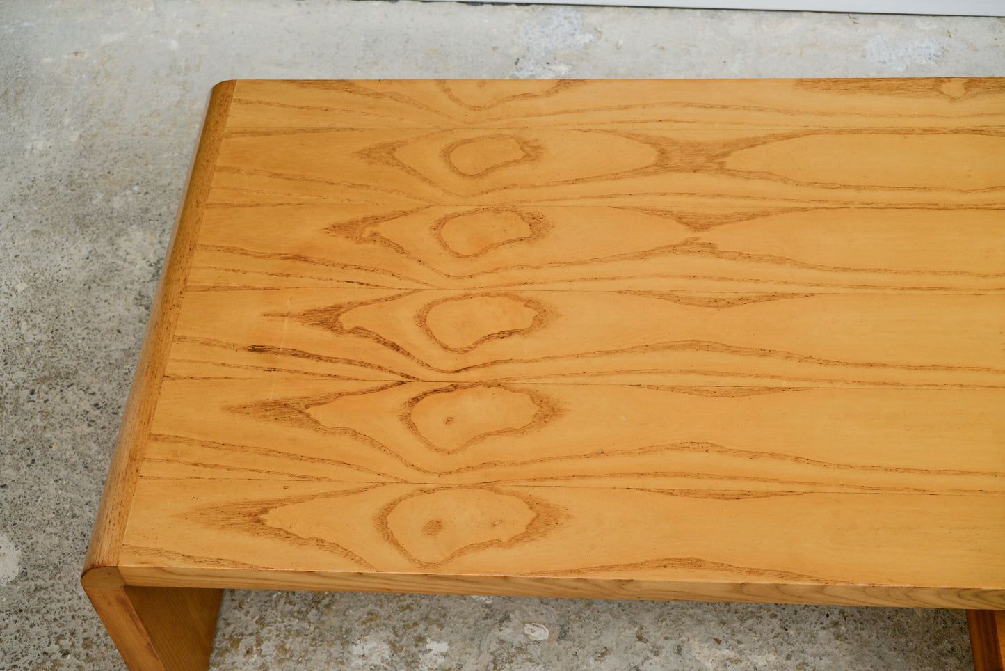 MCM Coffee Table with Nesting Table - Paperclip Design - 1970s Dutch? Oak or Ash