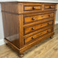 Chest of Drawers Antique French Walnut Marble Top 5 Drawers Cabinet LOT 6291