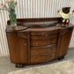 Lifetime Furniture Company Vintage Art Deco sideboard or buffet cabinet