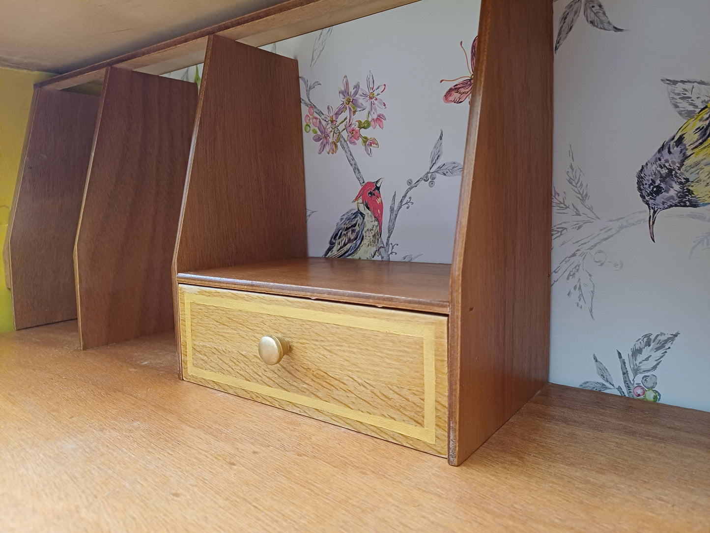 Vintage Bureau painted Yellow (commission for CAROLINE)