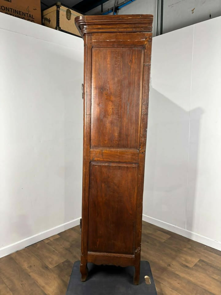 Antique French Oak Two Door Armoire / Wardrobe