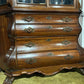 Dutch Mahogany 19th Century Bombe Display Cabinet5