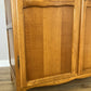Wardrobe Vintage French Louis Oak Two Door Bedroom Storage Armoire LOT 6536