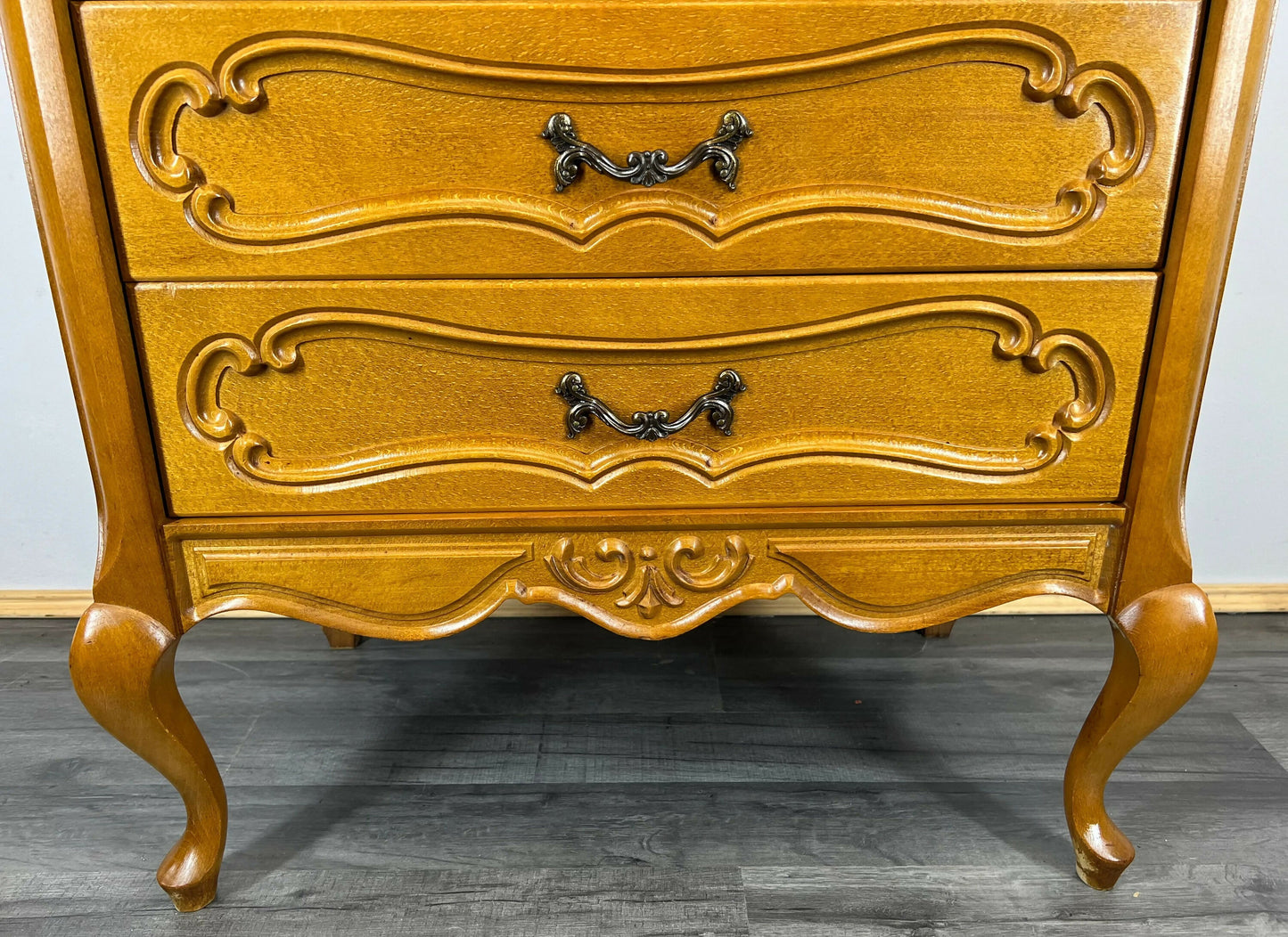 Chest of Drawers Vintage French Louis XIV Cabinet Carved Sideboard LOT 2895