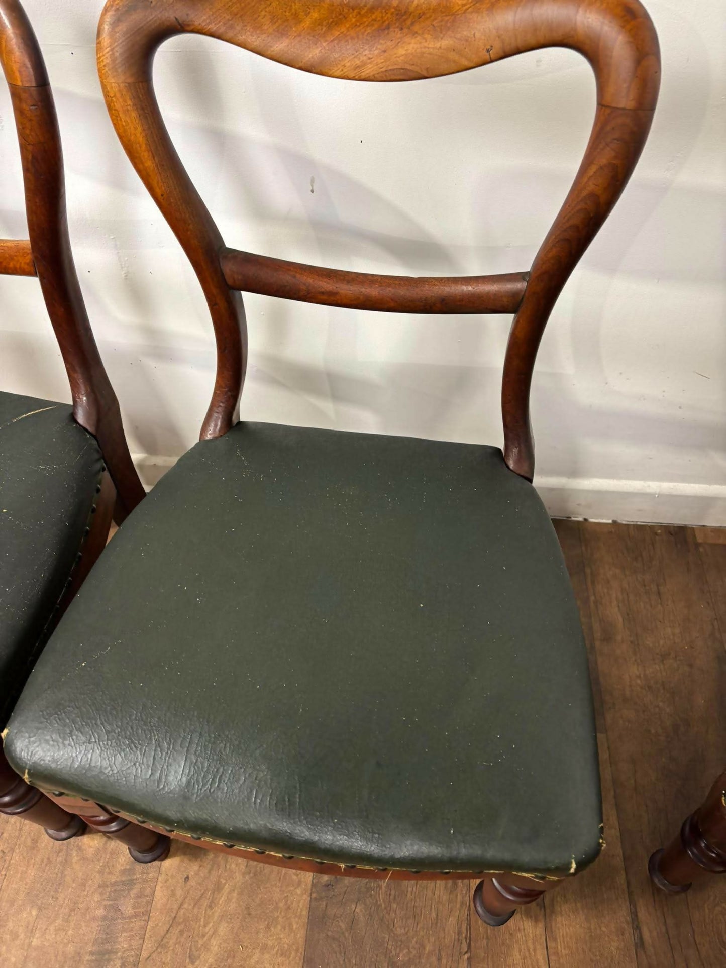 Set of Six Victorian Mahogany Dining Chairs