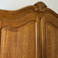 Wardrobe Vintage French Louis XVI Style Oak Two Door Carved Armoire LOT 6493