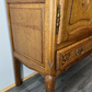 Cabinet Vintage French Louis XVI Style Oak Cupboard Carved Nightstand LOT 24342