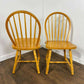 A Pair of Contemporary Hoop Spindle Back Chairs